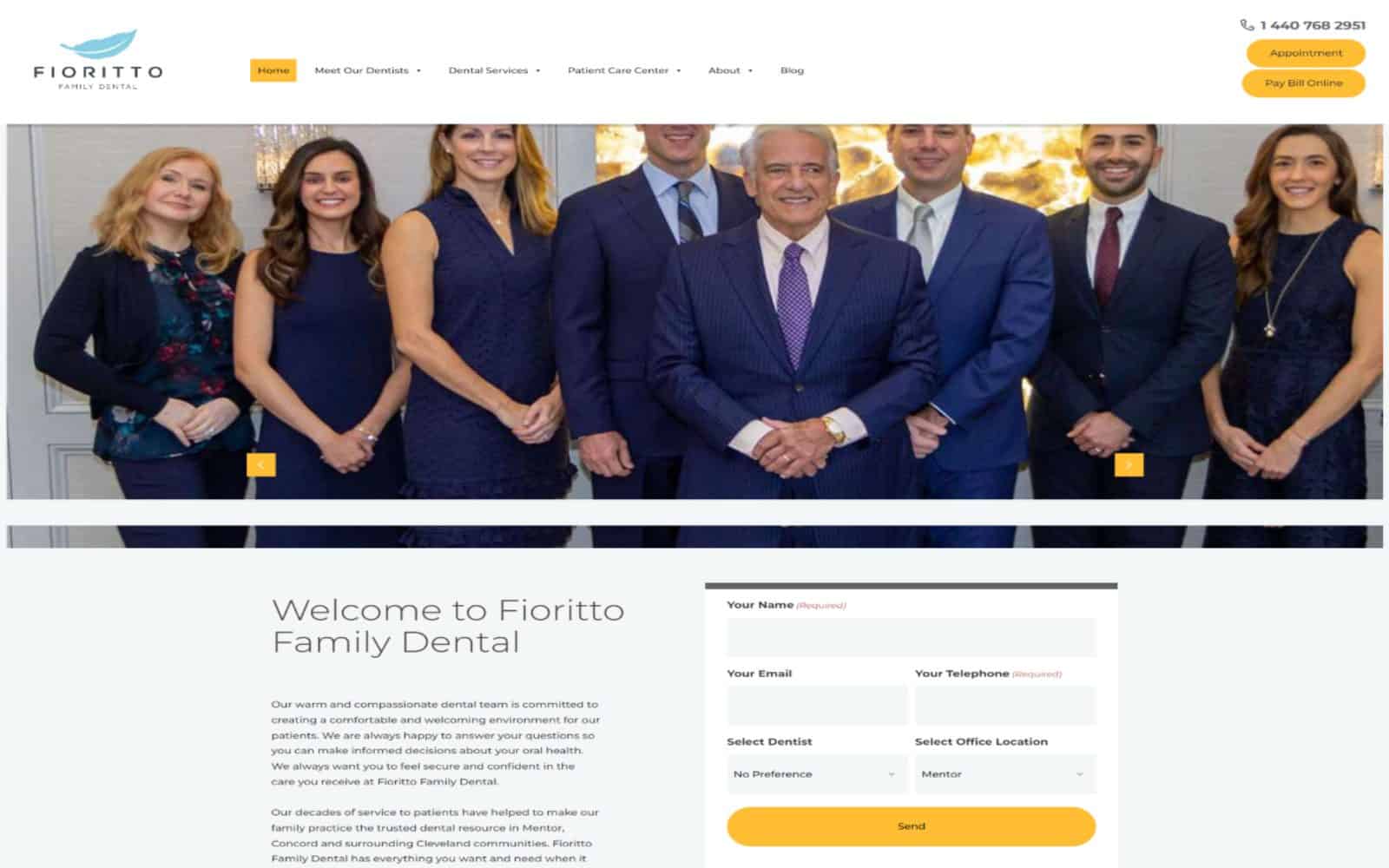 Fioritto Family Dental Portfolio